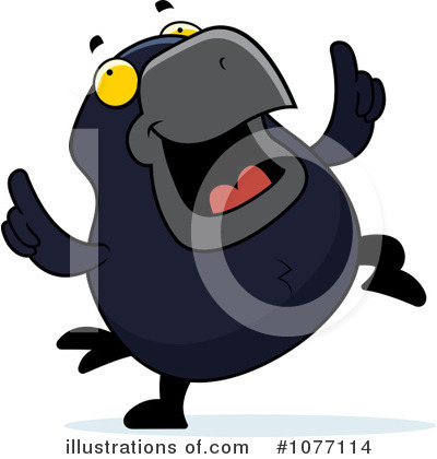 Royalty Free  Rf  Crow Clipart Illustration By Cory Thoman   Stock