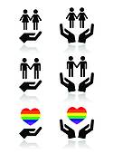 Same Sex Marriage Clipart And Illustrations