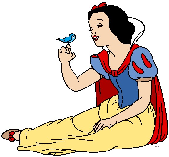 Snow White Mirror Clipart