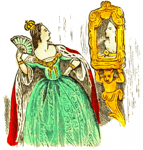 Snow White Mirror Clipart
