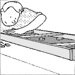 Table Shuffleboard Clip Art