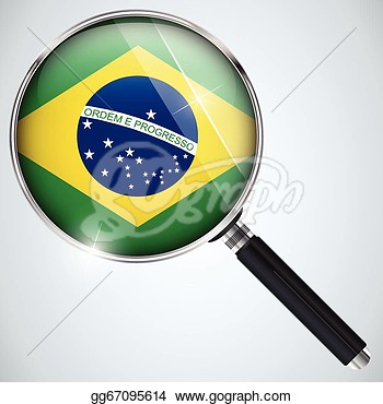 Usa Government Spy Program Country Brazil  Clipart Drawing Gg67095614