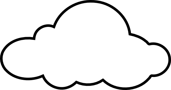 White Cloud Clip Art At Clker Com   Vector Clip Art Online Royalty