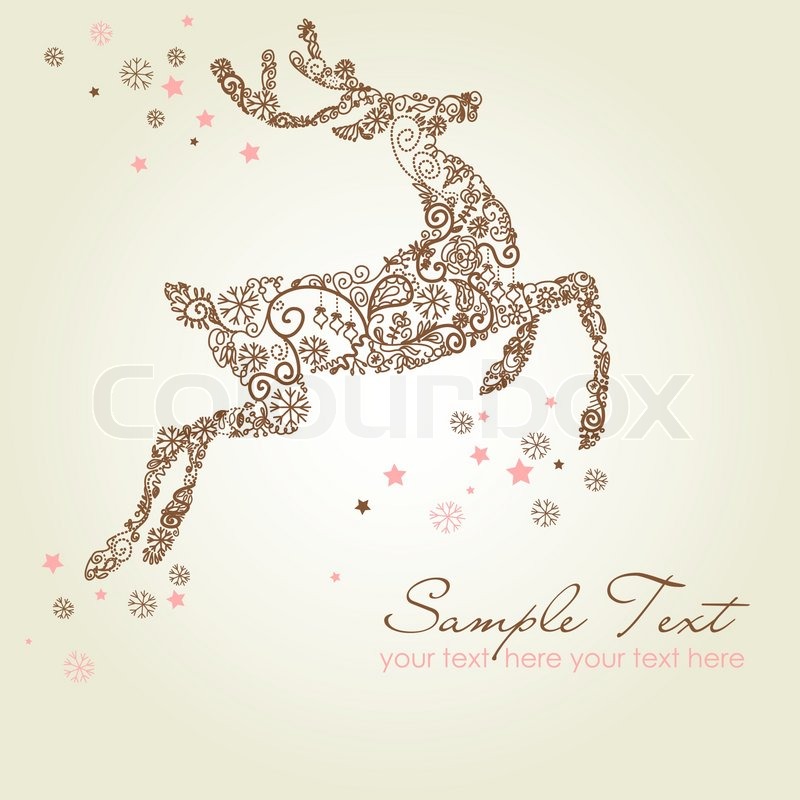 Baby Deer Clipart  Vintage Fawn Illustration  Fawn Illustration