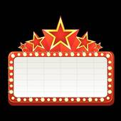 Blank Broadway Marquee Clipart Neon Sign   Royalty Free Clip