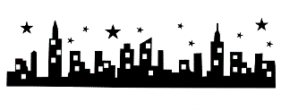 Broadway Sign Clipart Long City With Stars Clip Art