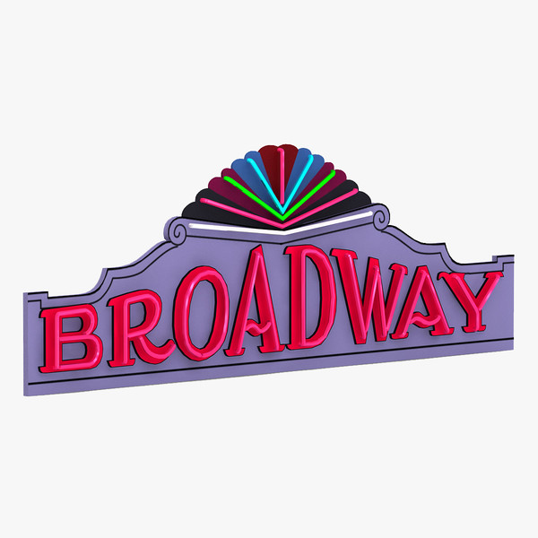 Broadway Theater Sign Broadway Theater Sign
