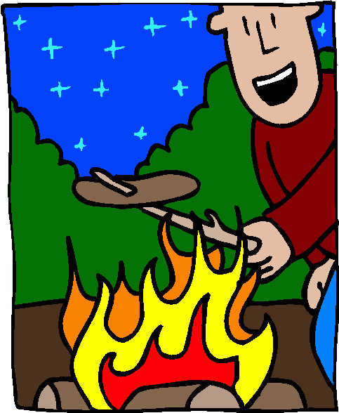Campfire Cooking 2 Clipart   Campfire Cooking 2 Clip Art