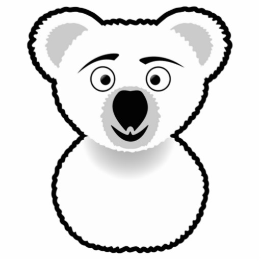 Cartoon Koala Bear Photo Cutout   Zazzle