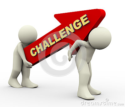Challenge Goal Achievement  3d Rendering Of People   Human Character