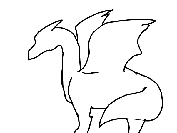 Dragon Outline Pictures   Clipart Best