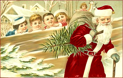 Free Christmas Scenes Clipart   Public Domain Christmas Clip Art