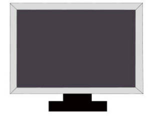 Free Clipart Picture Of A Flat Screen T V