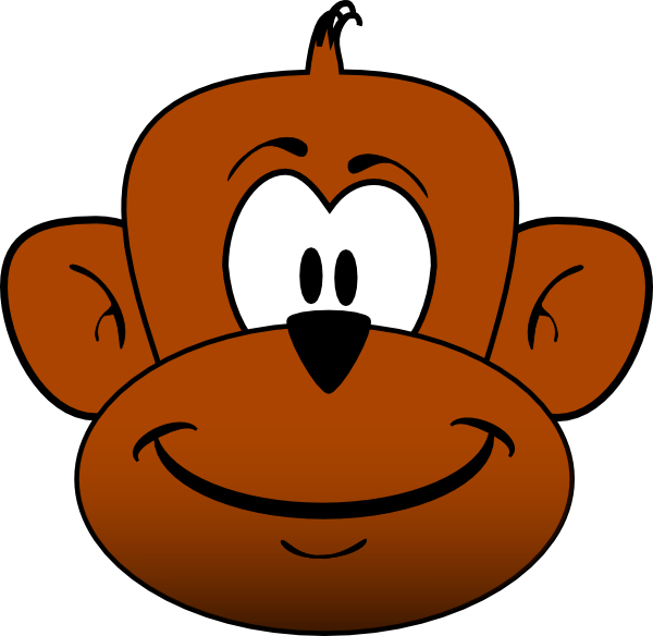 Happy Monkey Clip Art At Clker Com   Vector Clip Art Online Royalty