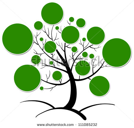 Illustration Of Tree Clipart On A White Background   111085232