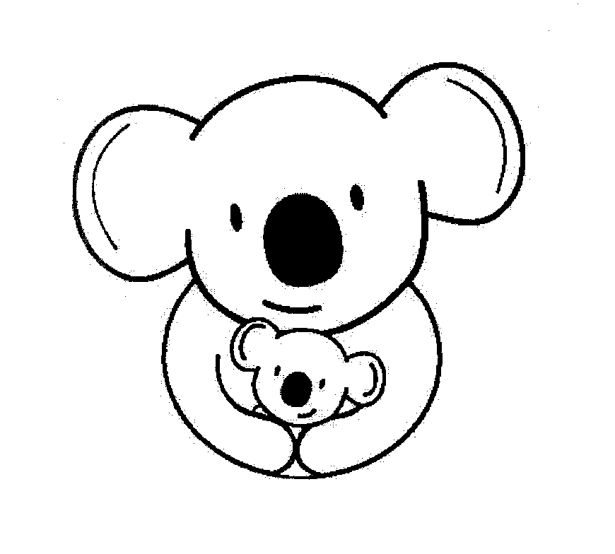 Koala Embraces Baby Koala Both Cartoonsmiling Logo By Convatec Inc