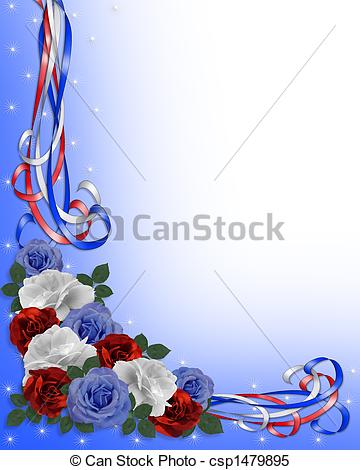 Like Or Share Free American 4th Of July Border Stationery Paper Free