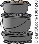 Royalty Free  Rf  Camp Stove Clipart Illustrations Vector Graphics