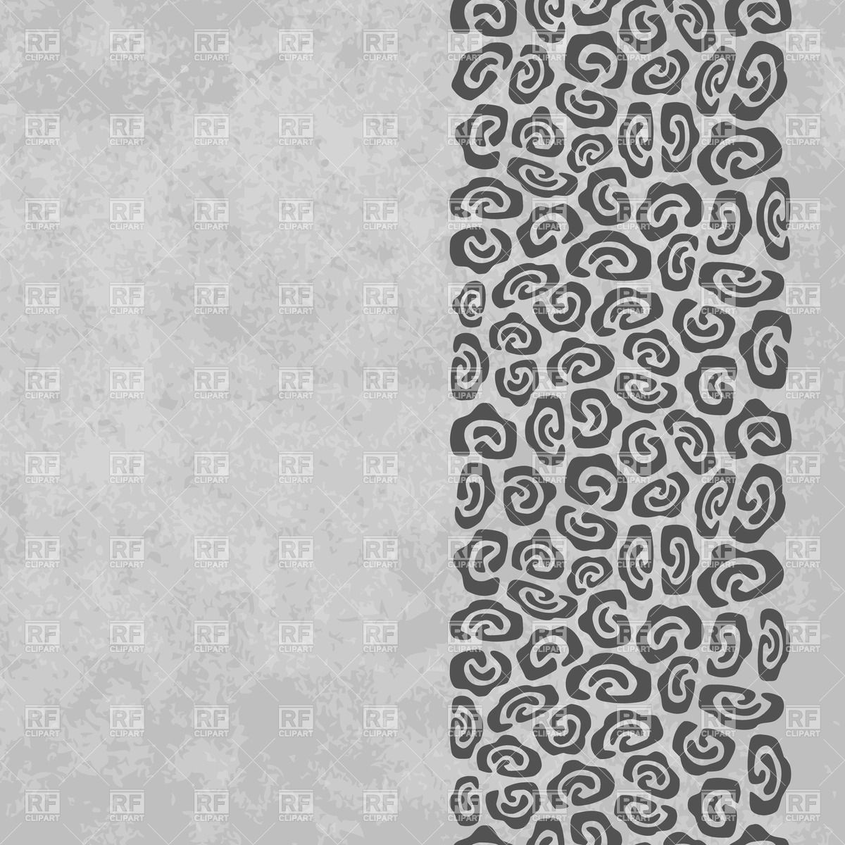 Seamless African Pattern On Worn Gray Background 28260 Backgrounds