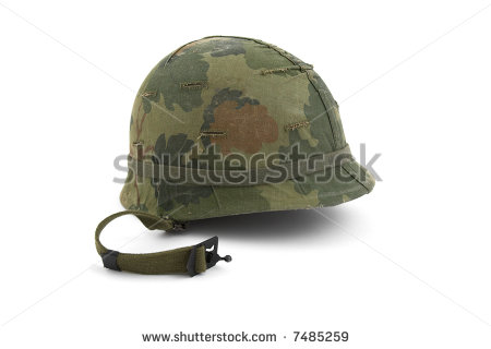 Army Hat Clipart Us Army Helmet   Vietnam Era