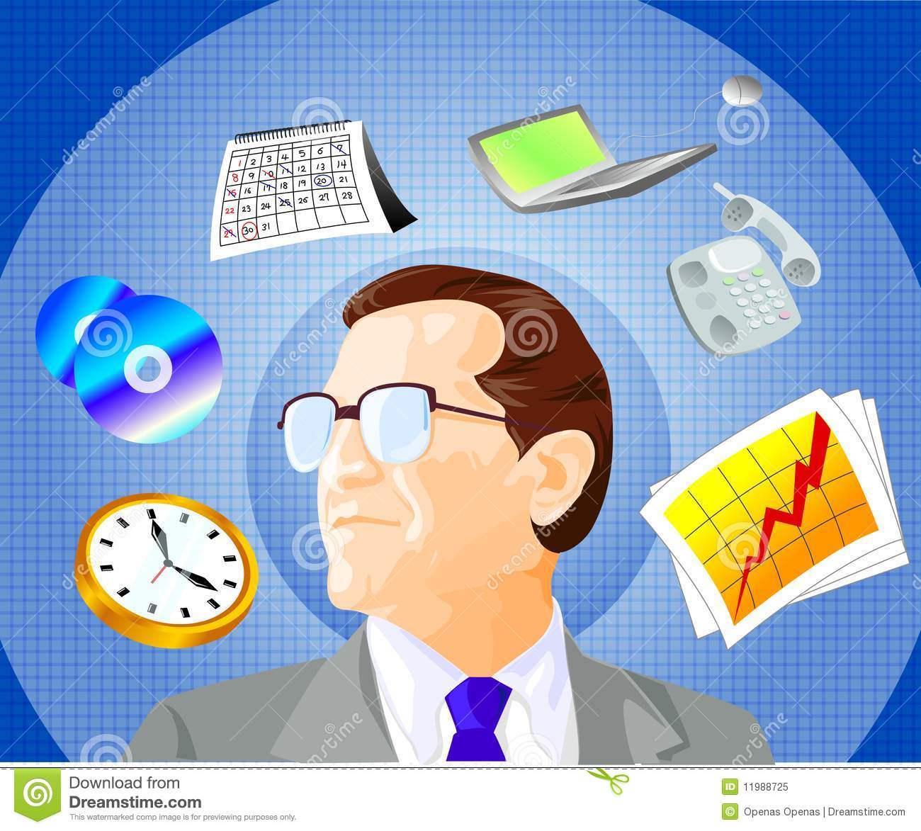 Busy Office Worker Clipart Busy Office Worker