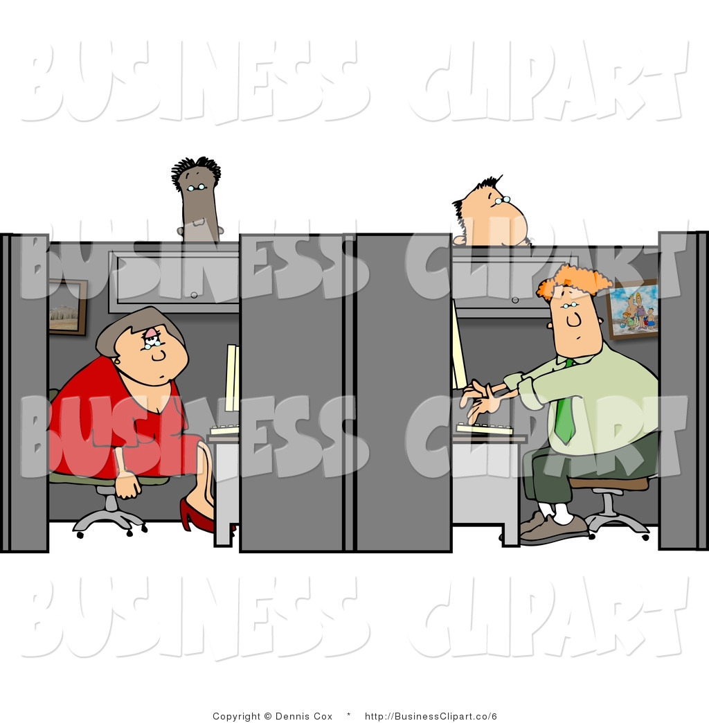 Busy Office Worker Clipart Clip Art Of A Busy Office With
