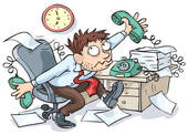 Busy Office Worker Clipart Images   Pictures   Becuo
