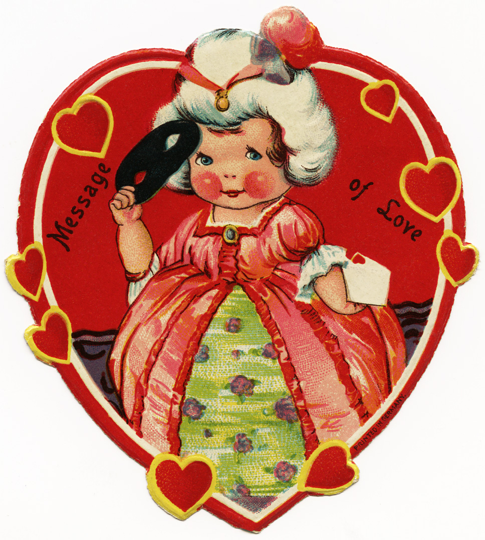 Free Vintage Clipart   Message Of Love   Old Design Shop Blog