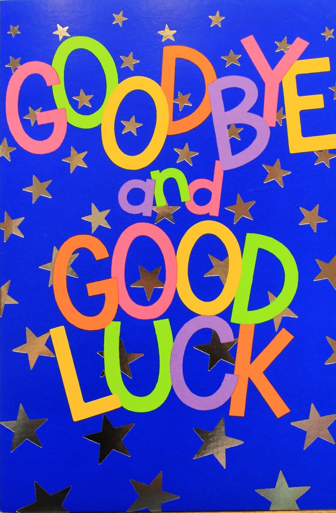 Gallery For   Goodbye And Good Luck Clip Art