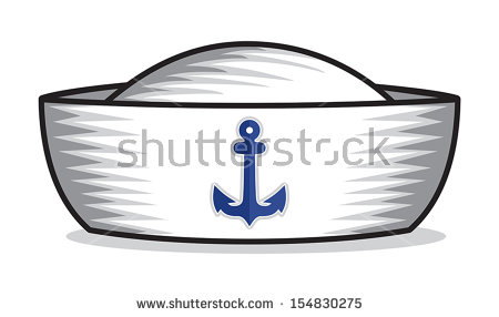 Navy Sailor Hat Clipart Sailor Hat   Stock Vector