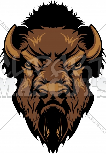 Of Mascot Clipart Similar To This Buffalo Mascot Clipart Image