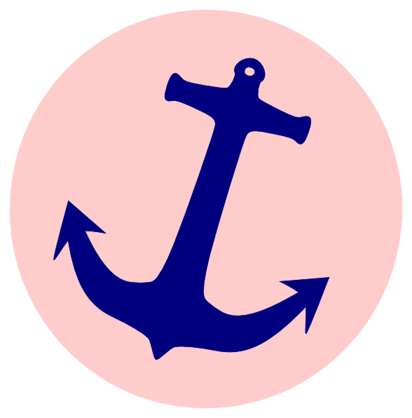 Pink Anchor Clip Art At Clker Com   Vector Clip Art Online Royalty