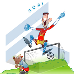 Related Pictures Clipart Of A Soccer Goal Net Royalty Free Vector    