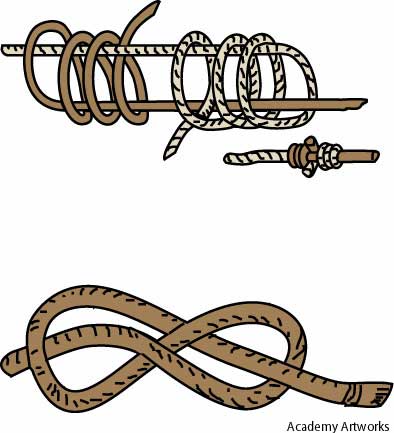 Rope Knot Drawing Nautical Clipart Knots