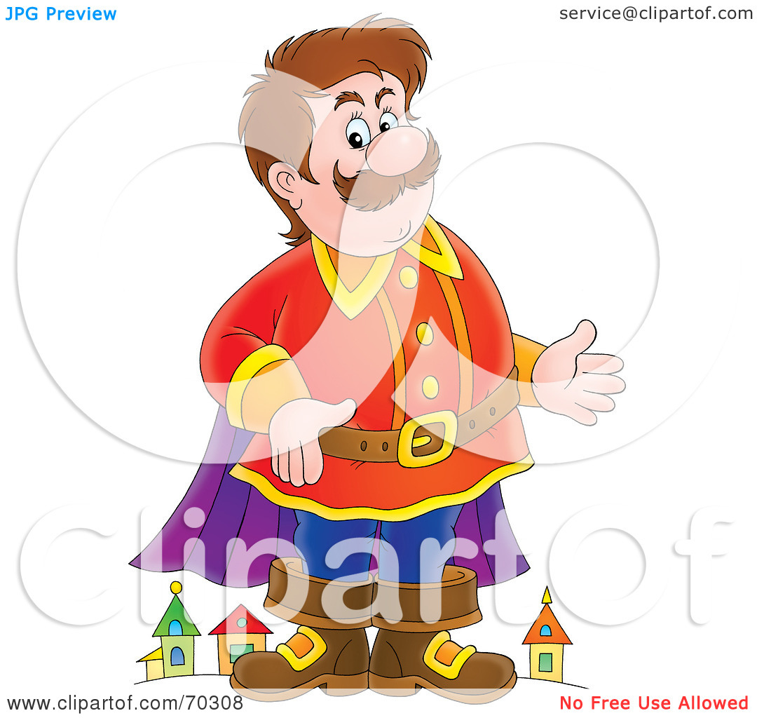 Royalty Free  Rf  Clipart Illustration Of A Friendly Giant Standing In