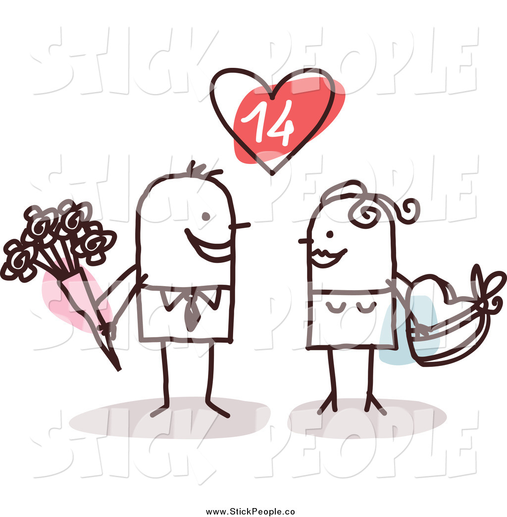 Royalty Free Stock Stick People Clipart Of Stick Couples