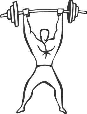 Weightlifting   Bsr0128   Classroom Clipart