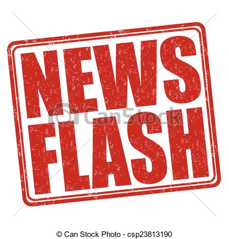 Eps Vectors Of News Flash Stamp   News Flash Grunge Rubber Stamp On