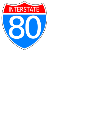 Interstate Highway Sign 01