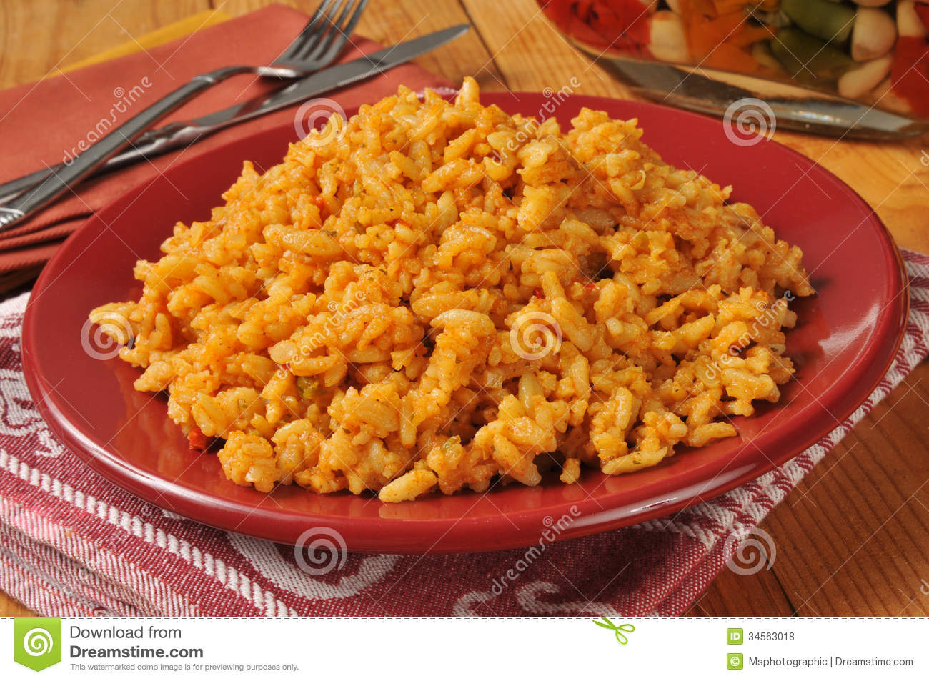 Mexican Rice Royalty Free Stock Photos   Image  34563018
