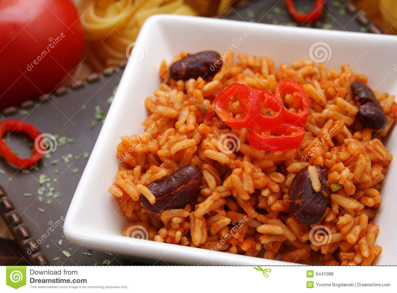 Mexican Rice Royalty Free Stock Photos   Image  6441088