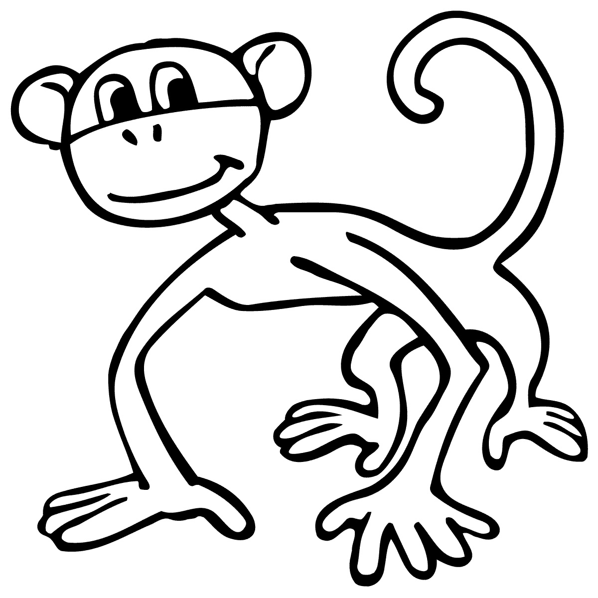 Monkey Clip Art Spider Monkey Clip Art 1 Jpg