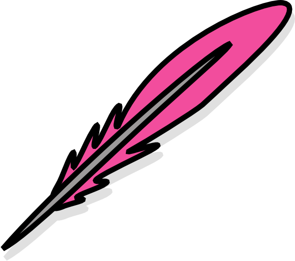 Pink Feather Clip Art At Clker Com   Vector Clip Art Online Royalty