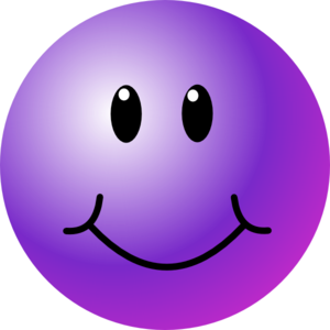 Purple Smiley Face Clip Art At Clker Com   Vector Clip Art Online    