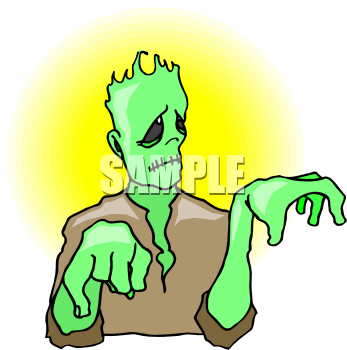 Royalty Free Halloween Monster Clipart