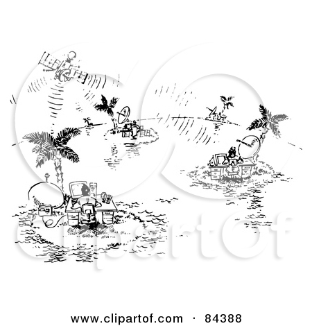 Royalty Free  Rf  Clipart Illustration Of A Black And White Sketch