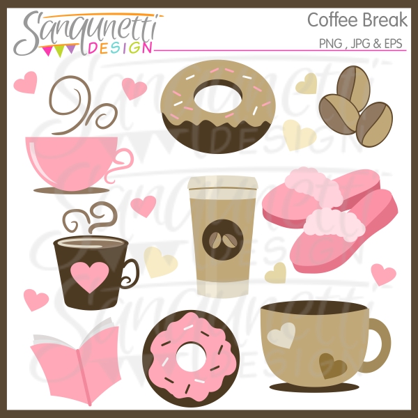 Sanqunetti Design  Coffee Break Clipart