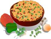 Spanish Rice Clip Art Uncooked Rice Clipart And