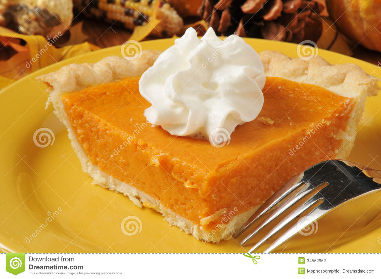 Sweet Potato Pie Closeup Stock Photography   Image  34562962