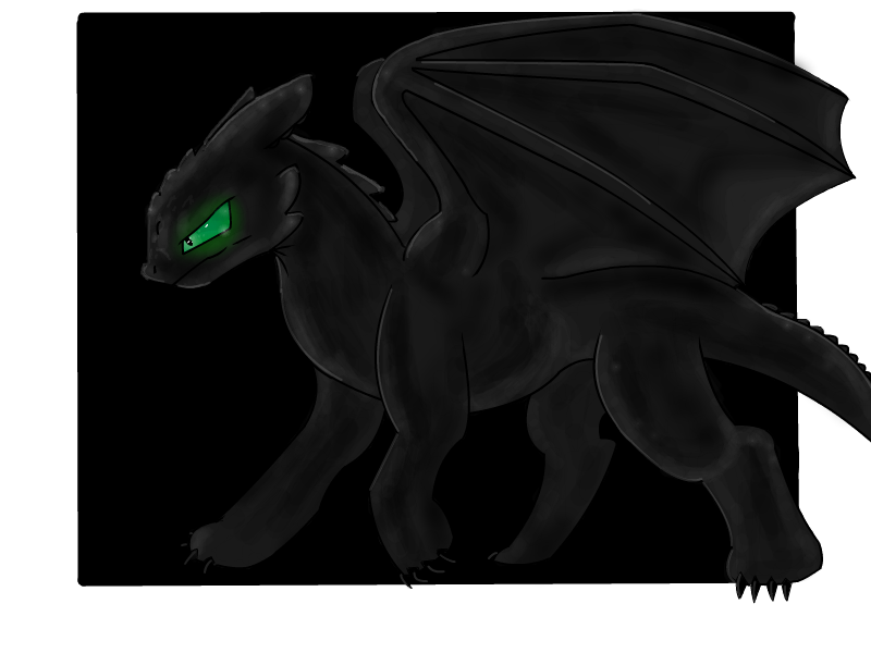 Toothless From How To Train Your Dragons By Simplymisty